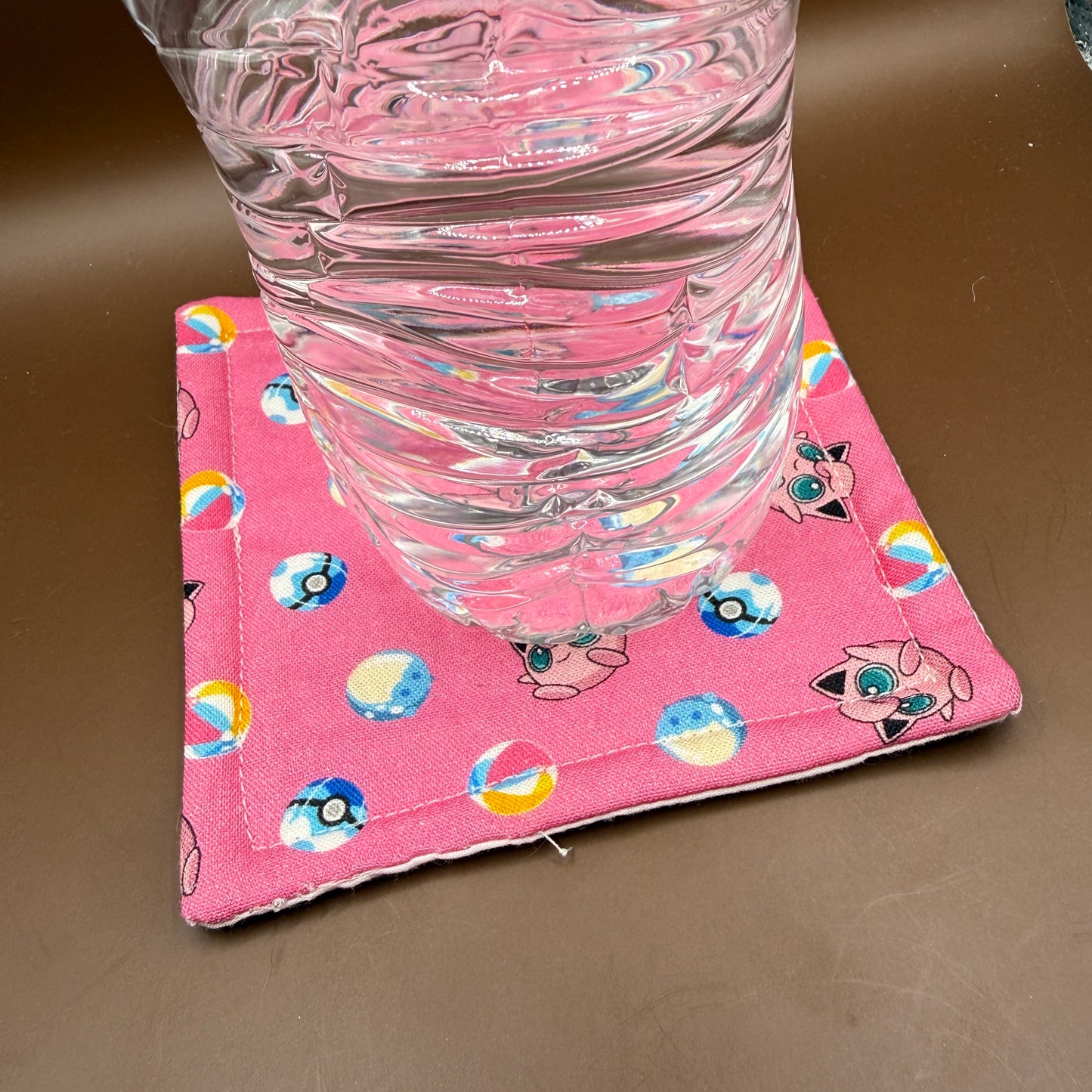 Handmade Pokémon Jigglypuff Coaster Set