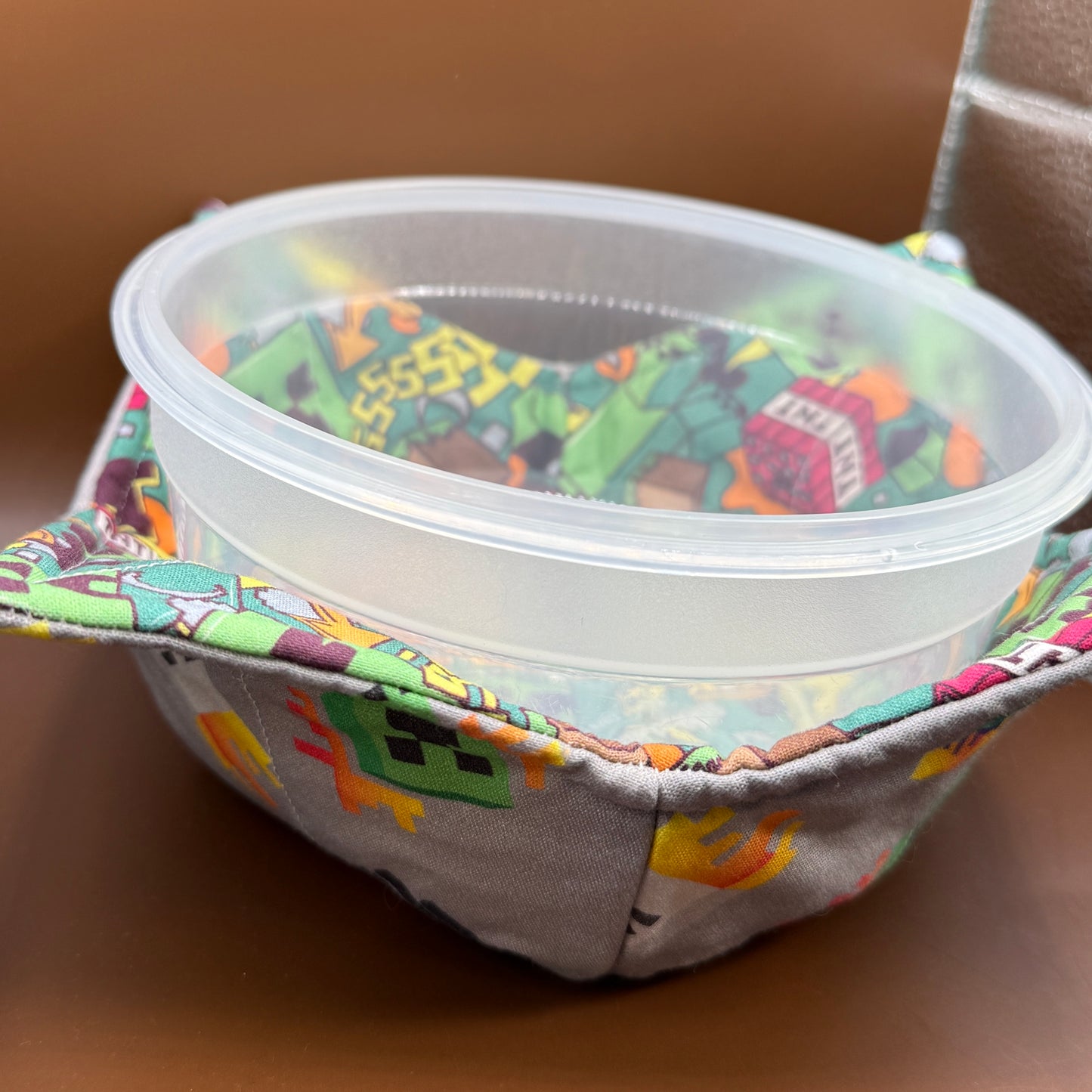 Minecraft Creeper Bowl Cozy