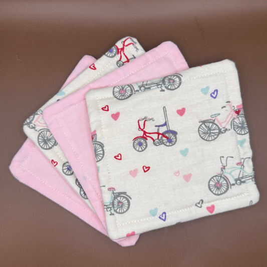 Pink Valentine’s Day Coasters