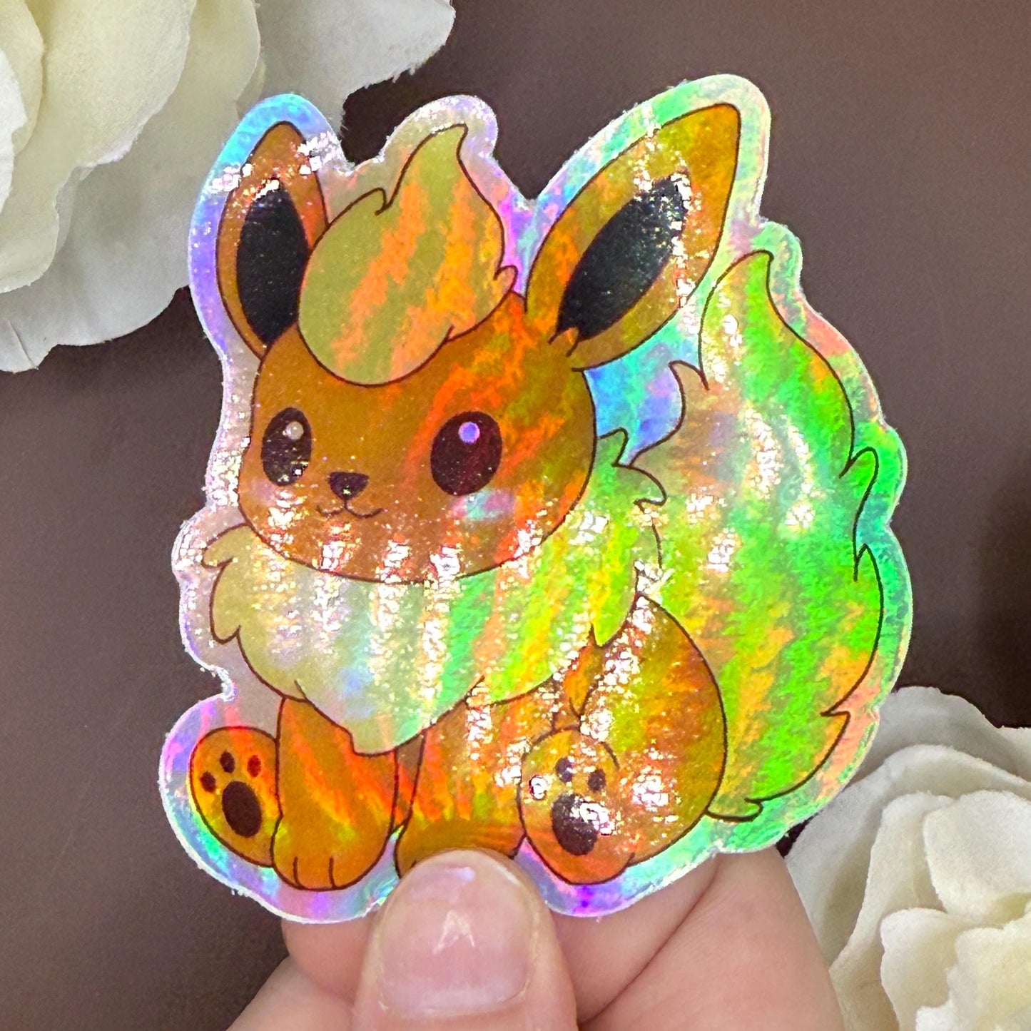Chibi Flareon Vinyl Sticker