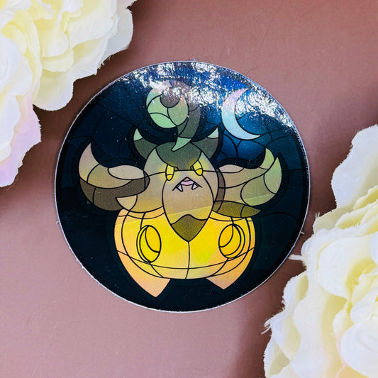 Holographic Pumpkaboo Sticker