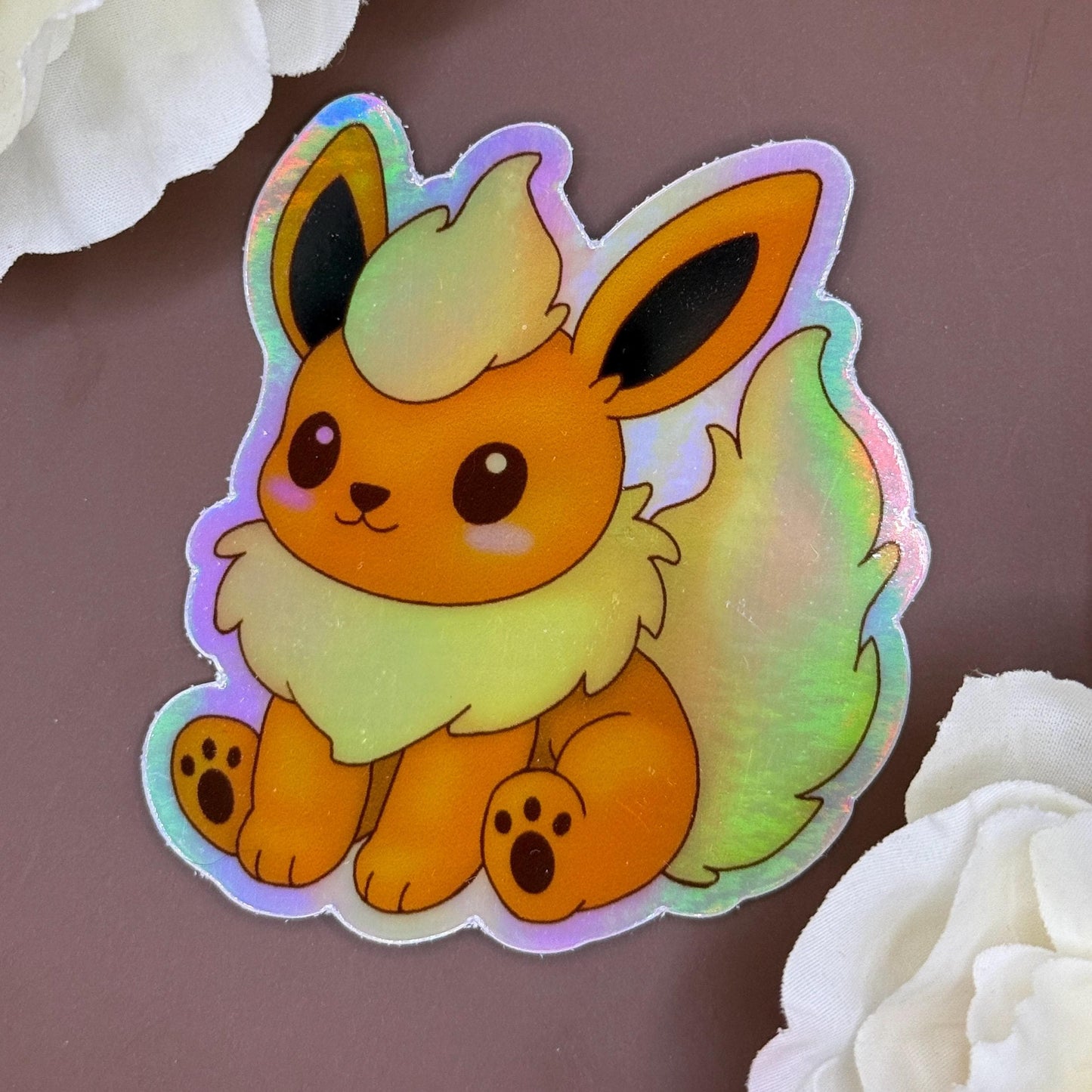 Chibi Flareon Vinyl Sticker