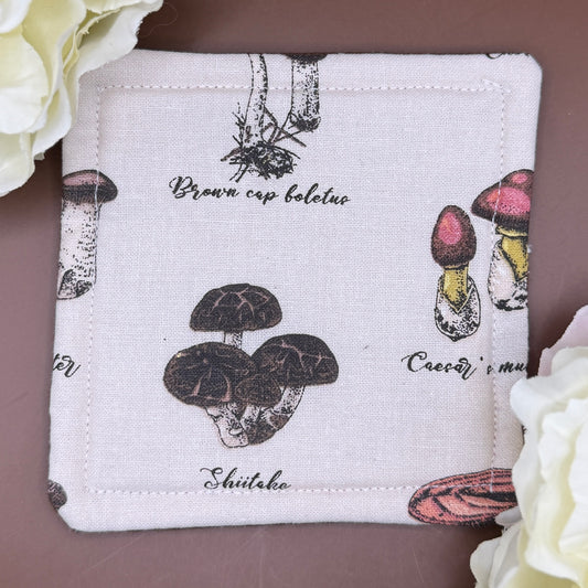 Handmade Mushroom Coaster Set