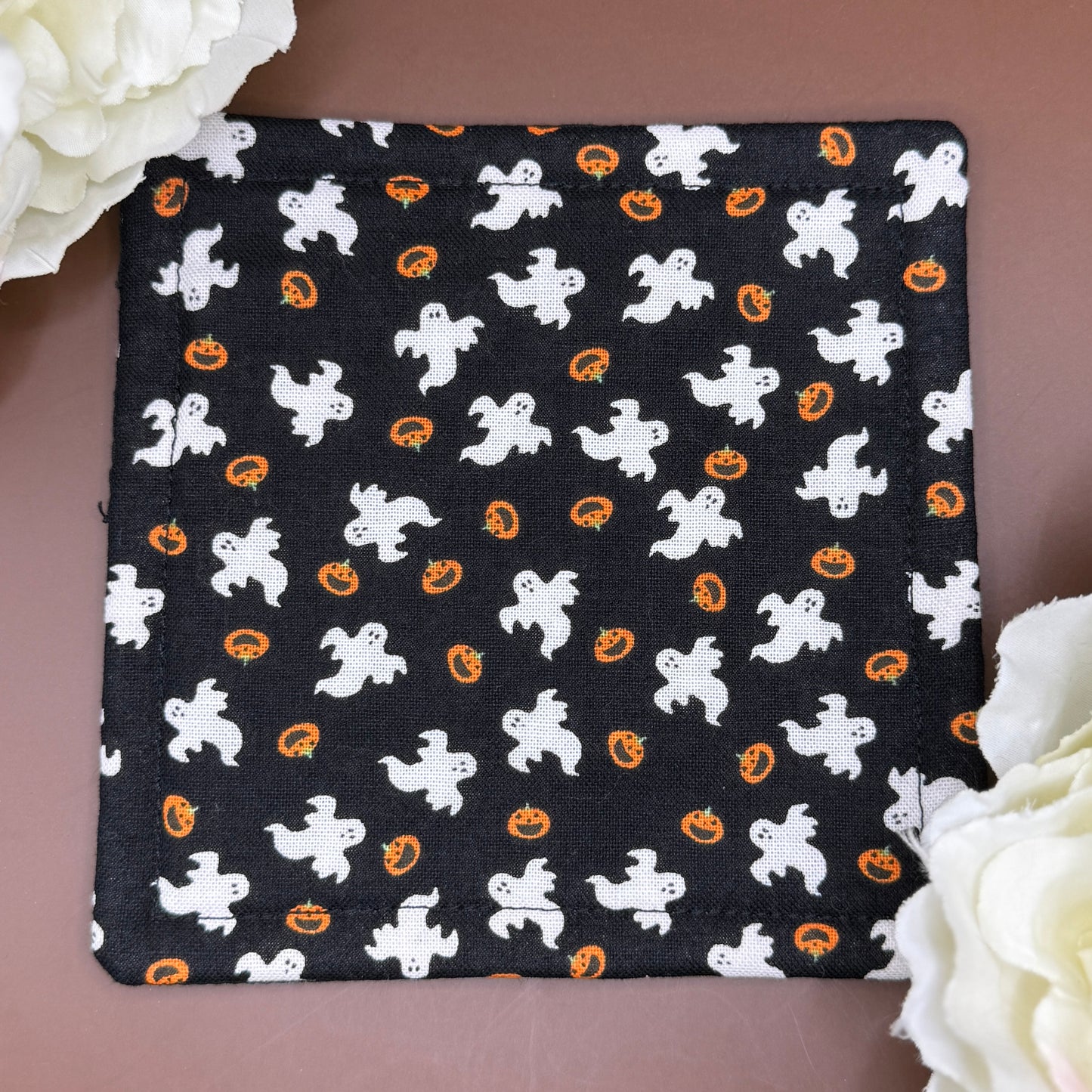 Ghosts & Pumpkins Halloween Coaster Set