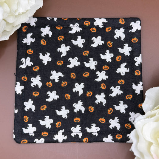 Ghosts & Pumpkins Halloween Coaster Set