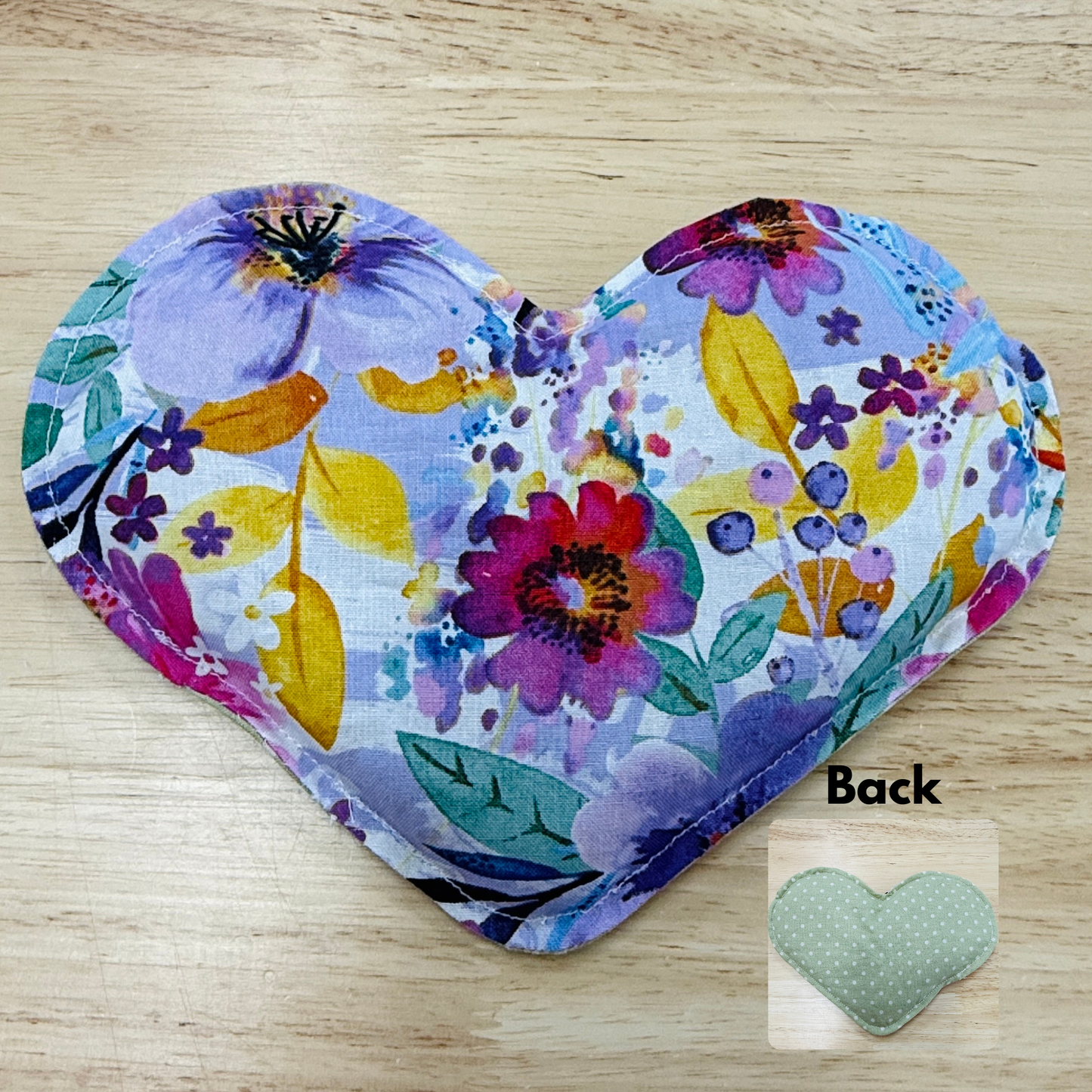 Handmade Lavender Flax Seed Weighted Eye Pillow