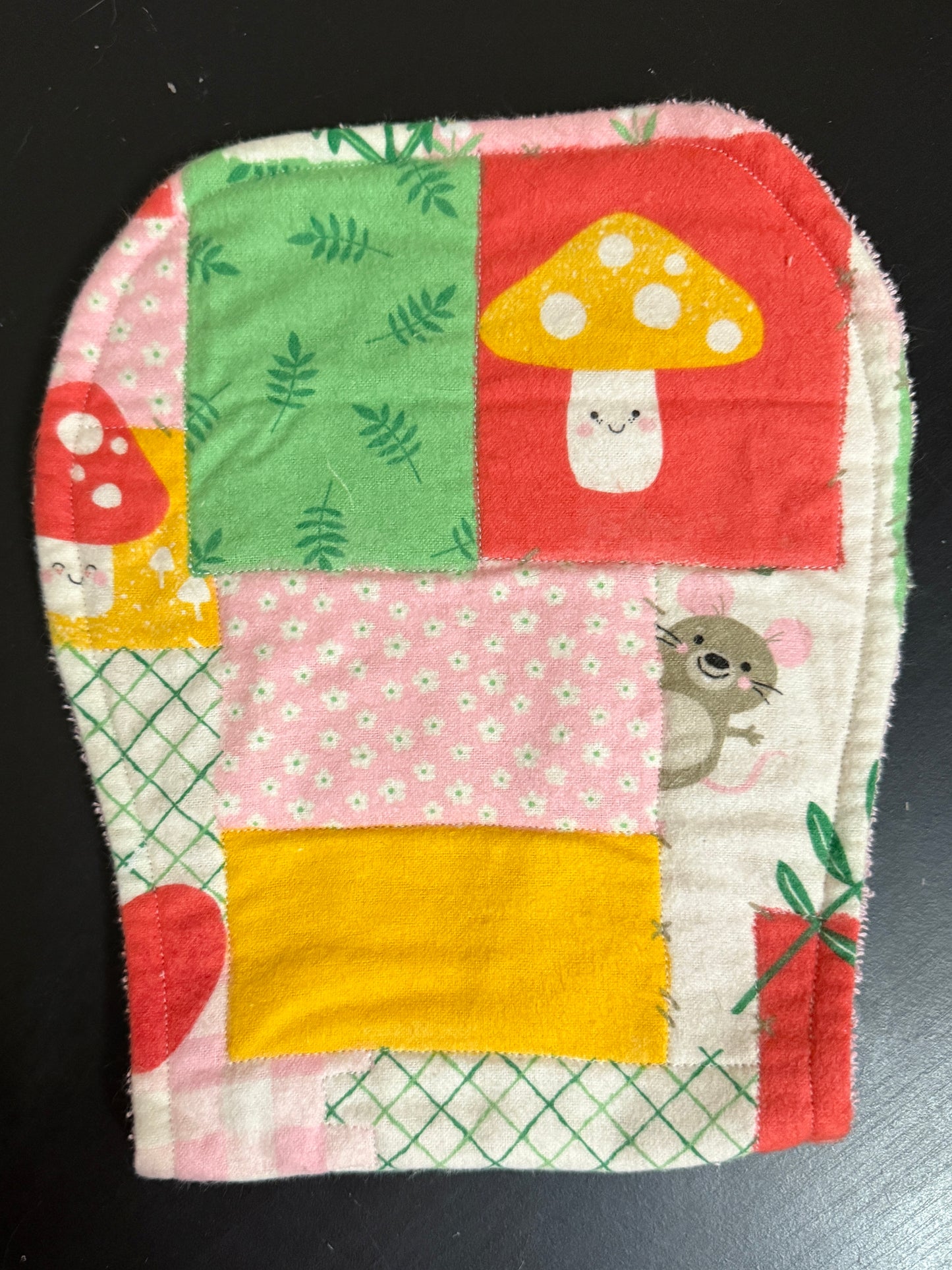 Handmade Baby Girl Burp Cloth Set