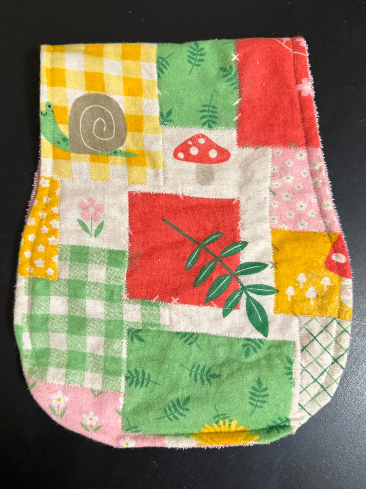 Handmade Baby Girl Burp Cloth Set