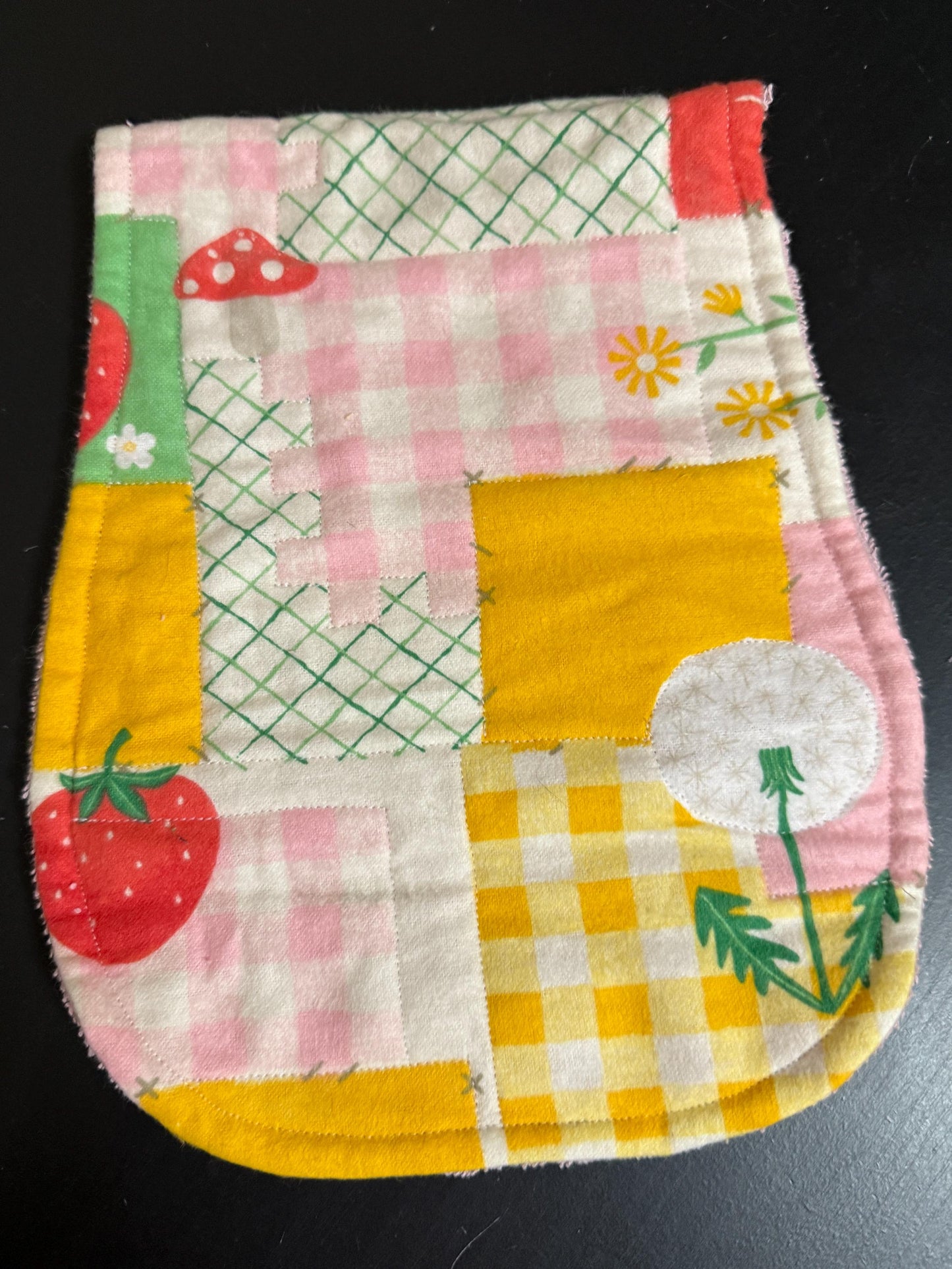 Handmade Baby Girl Burp Cloths